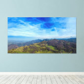 Ansicht der Hochgebirge von Leonardo Leinwanddruck (Insitu (Holzboden))