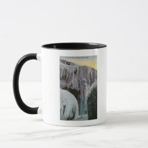 Ansicht der Höhle der Winde im Winter Tasse