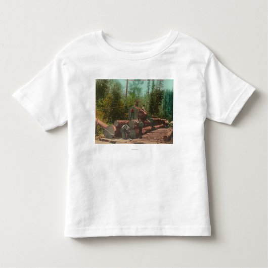 Ansicht der Holzfäller, aufzeichnenSceneSterling, Kleinkind T-shirt (Vorderseite)
