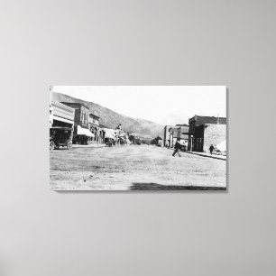 Ansicht der Hütten-Allee Leinwanddruck