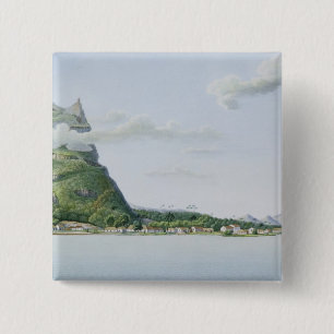 Ansicht der Insel von Bora Bora, 'vom Reise-Auto Button