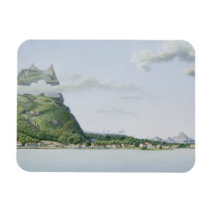 Ansicht der Insel von Bora Bora, 'vom Reise-Auto Magnet