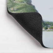 Ansicht der Insel von Bora Bora, 'vom Reise-Auto Mousepad (Ecke)