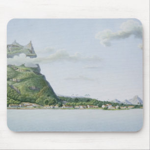 Ansicht der Insel von Bora Bora, 'vom Reise-Auto Mousepad