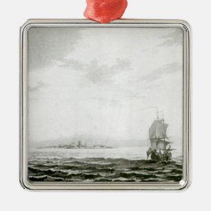 Ansicht der Insel von Tappanooly Ornament Aus Metall