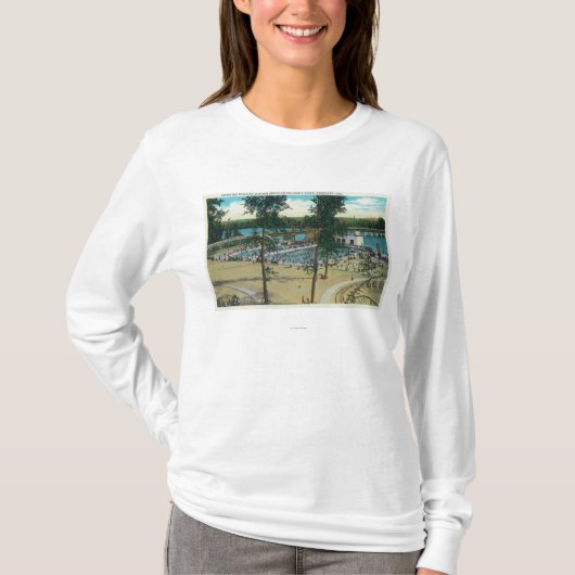 Ansicht der Jantzen Strand-Schwimmbäder T-Shirt (Vorderseite)