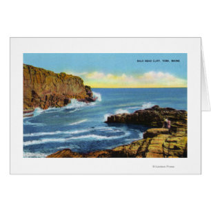 Ansicht der Kahlkopf-Klippe an York-Strand