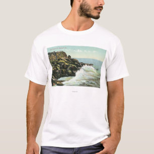Ansicht der Kahlkopf-Klippe T-Shirt