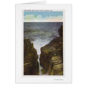 Ansicht der Kahlkopf-Klippen, die Schlucht