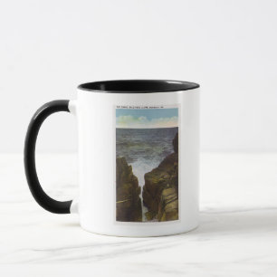 Ansicht der Kahlkopf-Klippen, die Schlucht Tasse