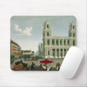 Ansicht der Kirche des Heiligen-Sulpice Mousepad (Mit Mouse)