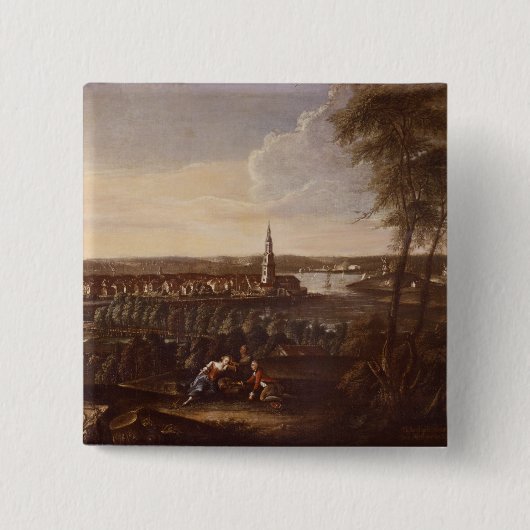 Ansicht der Kirche des Heiliger Geist Button (Vorderseite)