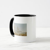 Ansicht der Kirche von St. Genevieve, Tasse (Vorderseite Links)