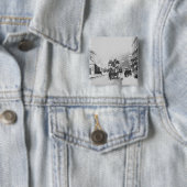 Ansicht der Kirchen-Straße, Kensington c.1906 Button (Beispiel)