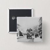 Ansicht der Kirchen-Straße, Kensington c.1906 Button (Vorne & Hinten)