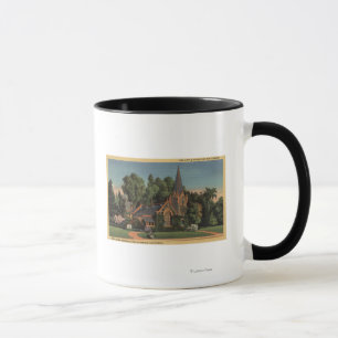Ansicht der kleinen Kirche der Blumen Tasse