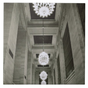 Ansicht der Lampen (b/w Foto) Fliese