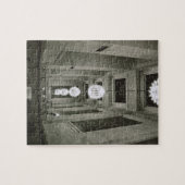 Ansicht der Lampen (b/w Foto) Puzzle (Horizontal)