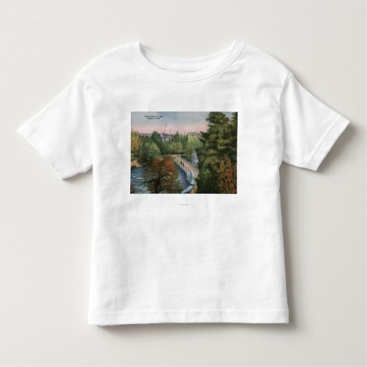 Ansicht der Luna-Insel-Brücke Kleinkind T-shirt (Vorderseite)