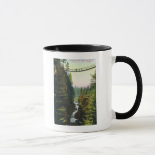 Ansicht der Lynn-Schlucht-Hängebrücke Tasse