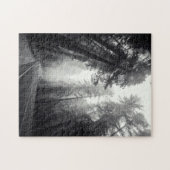 Ansicht der Mammutbaum-Bäume im Wald Puzzle (Horizontal)