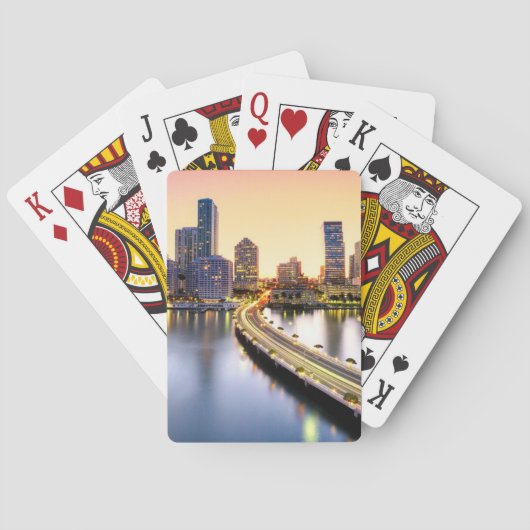 Ansicht der Mandarine orientalisches Miami mit Spielkarten (Rückseite)