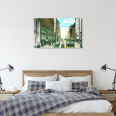 Ansicht der Market Street von der Grant Street Leinwanddruck (Insitu (Schlafzimmer))