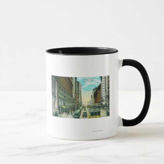 Ansicht der Market Street von der Grant Street Tasse (Rechts)