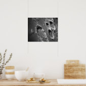 Ansicht der Mondfläche aus Apollo 8 Poster (Küche)