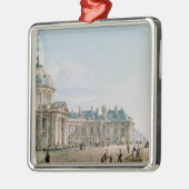 Ansicht der Nationen Uni-DES Quatre, Paris Silbernes Ornament (Links)