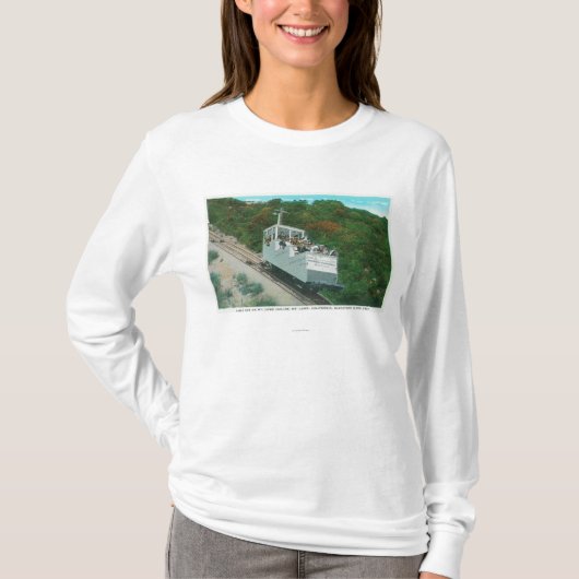 Ansicht der Neigungs-Drahtseilbahn Mt. Lowe T-Shirt (Vorderseite)