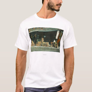 Ansicht der neuen chinesischen Immigranten auf T-Shirt