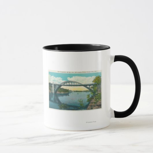 Ansicht der neuen Hängebrücke Tasse (Rechts)