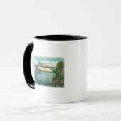 Ansicht der neuen Hängebrücke Tasse (Vorderseite Links)