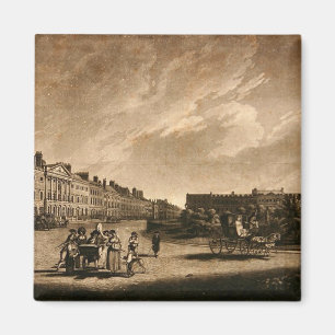 Ansicht der Nordseite Grosvenor Quadrats, 1789 Magnet