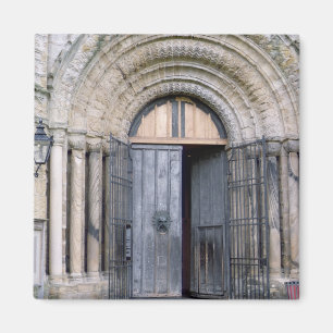 Ansicht der Nordtür von Durham-Kathedrale Magnet