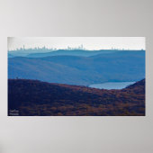 Ansicht der NYC Skyline vom Berg Beacon,NY Poster (Vorne)