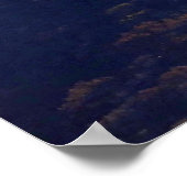 Ansicht der NYC Skyline vom Berg Beacon,NY Poster (Ecke)