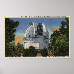 Ansicht der Observatorium-u. Teleskop-Haube Poster