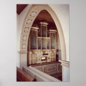 Ansicht der Orgel in der Kirche von Rotha Poster (Vorne)