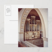 Ansicht der Orgel in der Kirche von Rotha Postkarte (Vorne/Hinten)