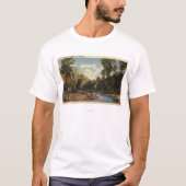 Ansicht der Palm Springs-Schlucht T-Shirt (Vorderseite)