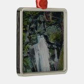 Ansicht der Paradies-Fälle Silbernes Ornament (Rechts)