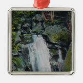 Ansicht der Paradies-Fälle Silbernes Ornament (Vorne)