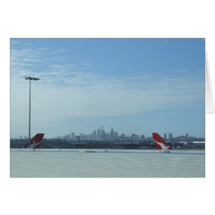 Ansicht der Perth-Stadt vom Flughafen