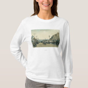 Ansicht der Pferdewagen auf Castro Straße T-Shirt