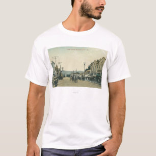 Ansicht der Pferdewagen auf Castro Straße T-Shirt