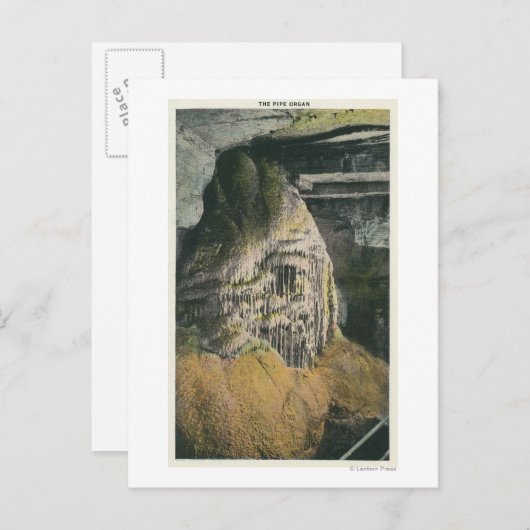 Ansicht der Pipe-Organ Postkarte (Vorne/Hinten)