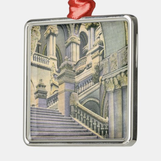 Ansicht der Prunktreppe Ornament Aus Metall (Links)