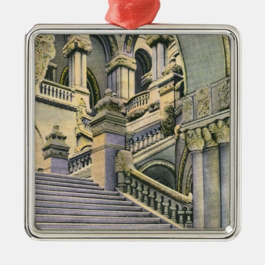 Ansicht der Prunktreppe Ornament Aus Metall (Vorne)